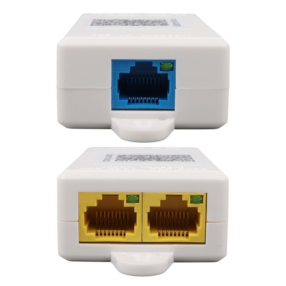 URANIUM POE-RP12P 1 PORT POE GİRİŞ BESLEME+ 2 PORT POE ÇIKIŞ 10/100 PLASTİK KASA POE REPEATER 