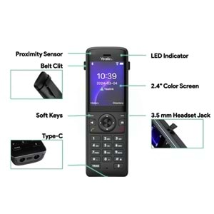 YEALINK AX83H WIFI IP DECT TELEFON 
