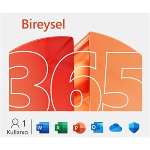 MS 365 BIREYSEL ESD 1 KULLANICI/1 YIL EP2-32317 32/64BIT TR/ING (ELEKTRONIK ORTAMDA GONDERILIR) 