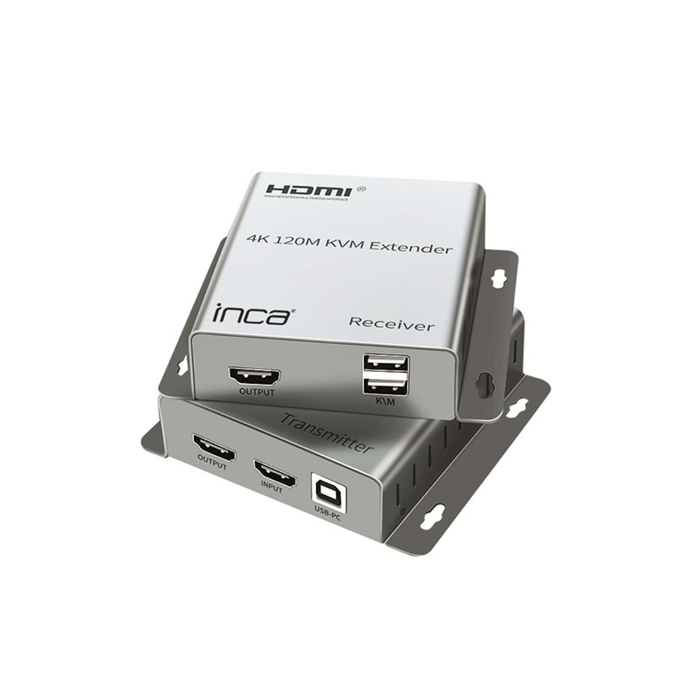 INCA IEX-120 HDMI 4K 120M KVM NETWORK EXTENDER 