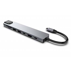 INCA ITPC-7 TYPE-C HUB X8COMBO ÇOKLAYICI 