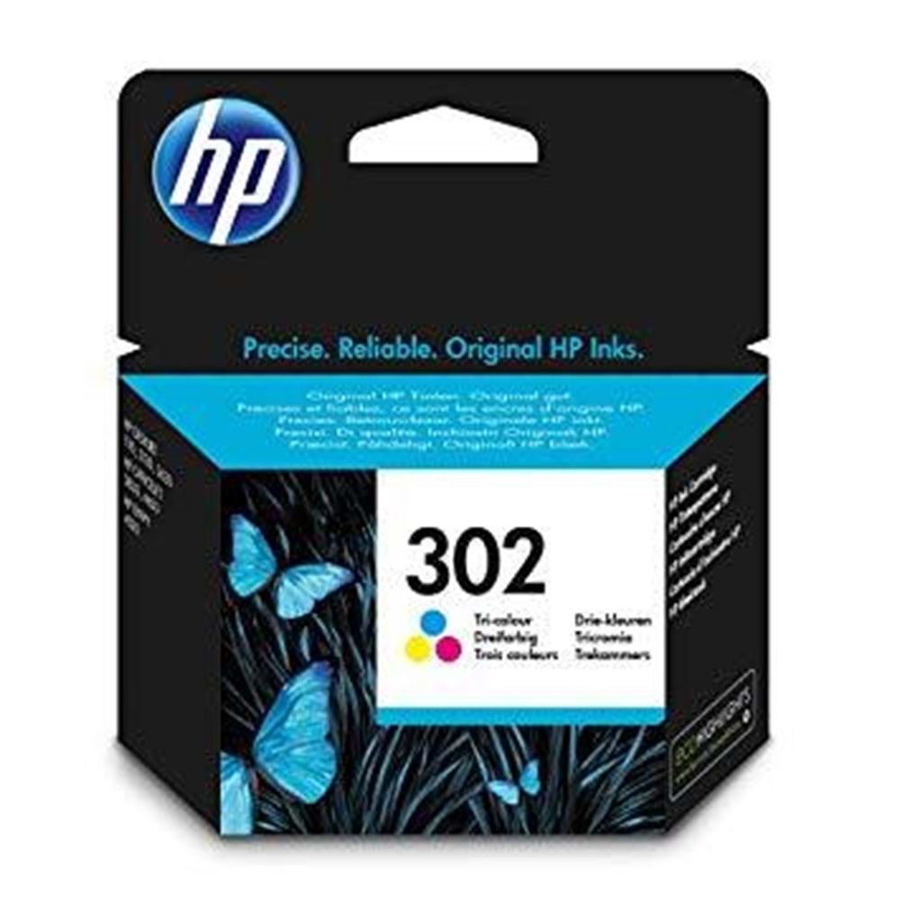 HP F6U65AE RENKLİ KARTUŞ NO:302 