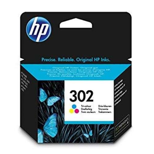 HP F6U65AE RENKLİ KARTUŞ NO:302 