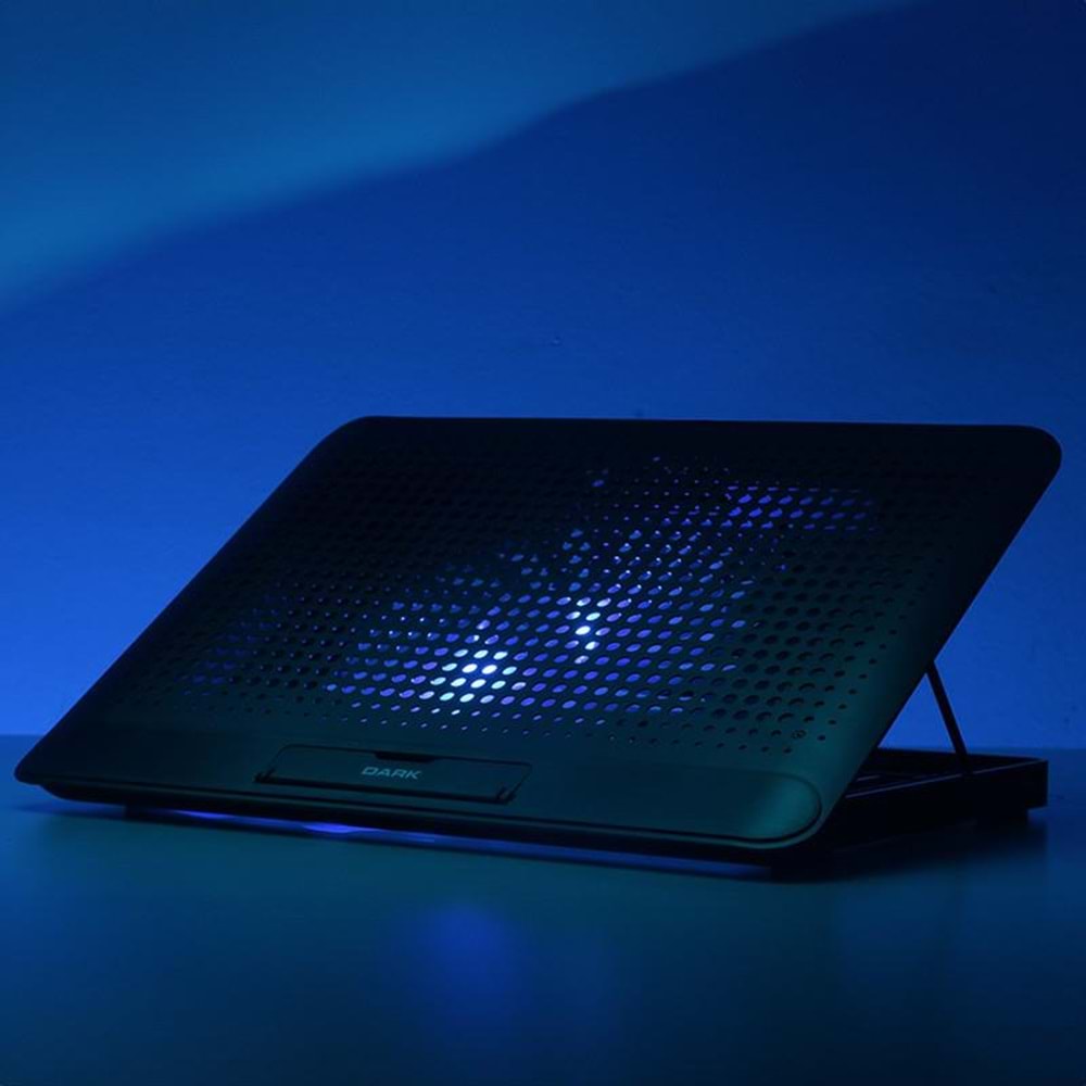 DARK LUNA DKACNBLNB 15.4 YUKSEKLIK AYARLI 2XUSB NOTEBOOK SOĞUTUCU VE STAND 